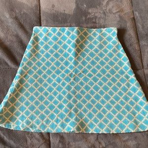 Zara blue mini skirt size small